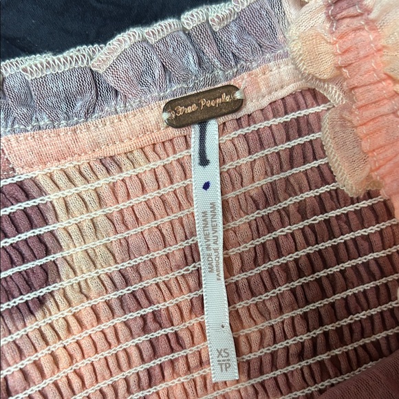 NWOT Free People Pink and Purple Midi Dress - Picture 6 of 6